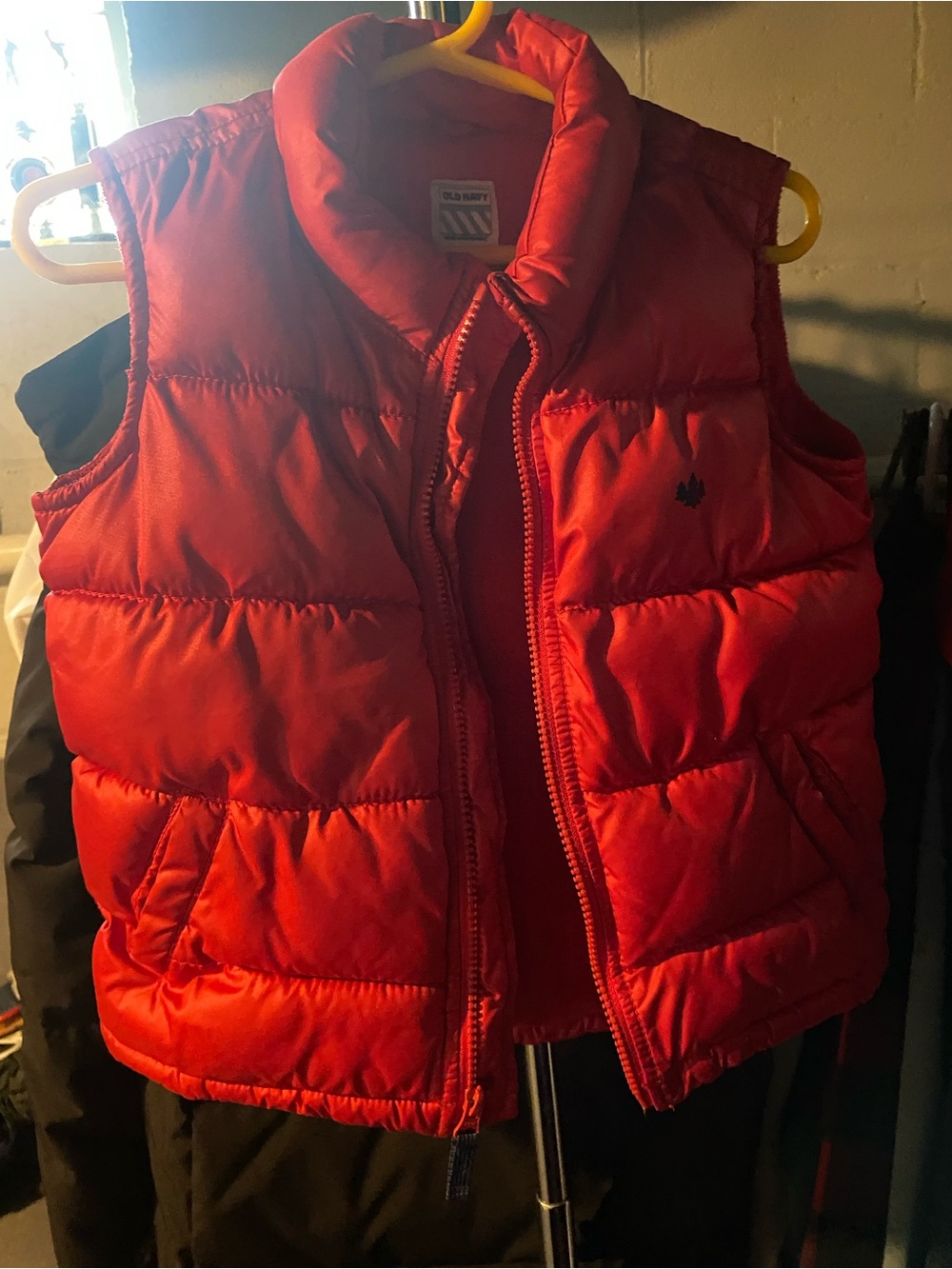 Old Navy Red Quilted Puffer Vest for Kids